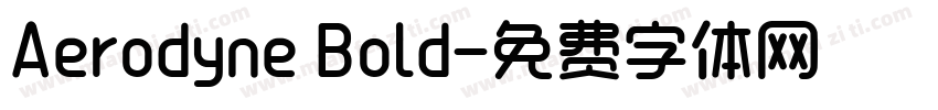 Aerodyne Bold字体转换